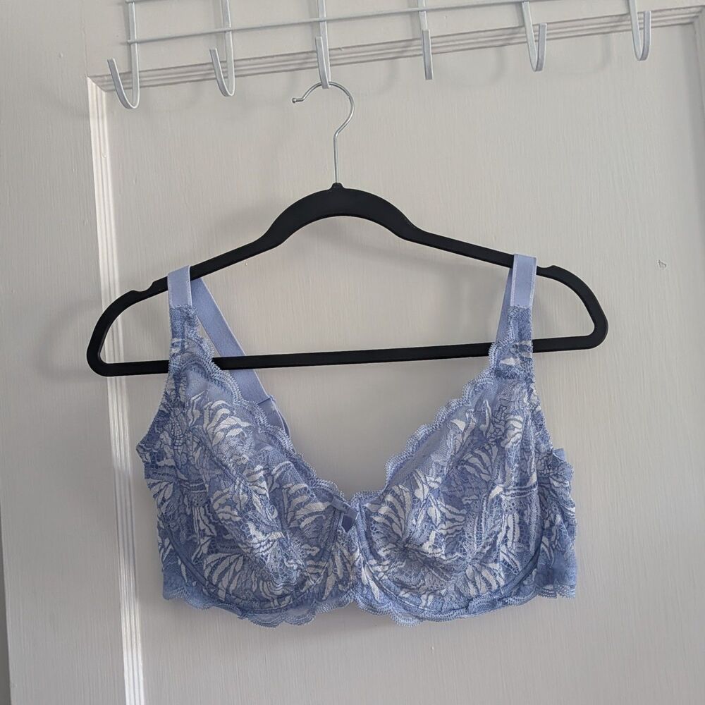 Paramour Peridot Unlined Lace Bra Sz. 40DDD 40F